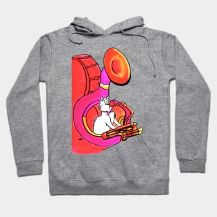 Tuba cat Hoodie